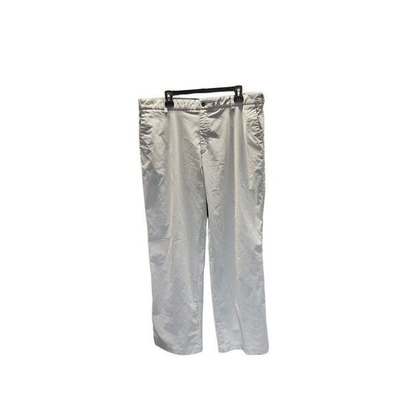 Nike Dri-Fit Golf Size 38 x 32 Light Blue/Grey Striped Pants - Picture 1 of 6